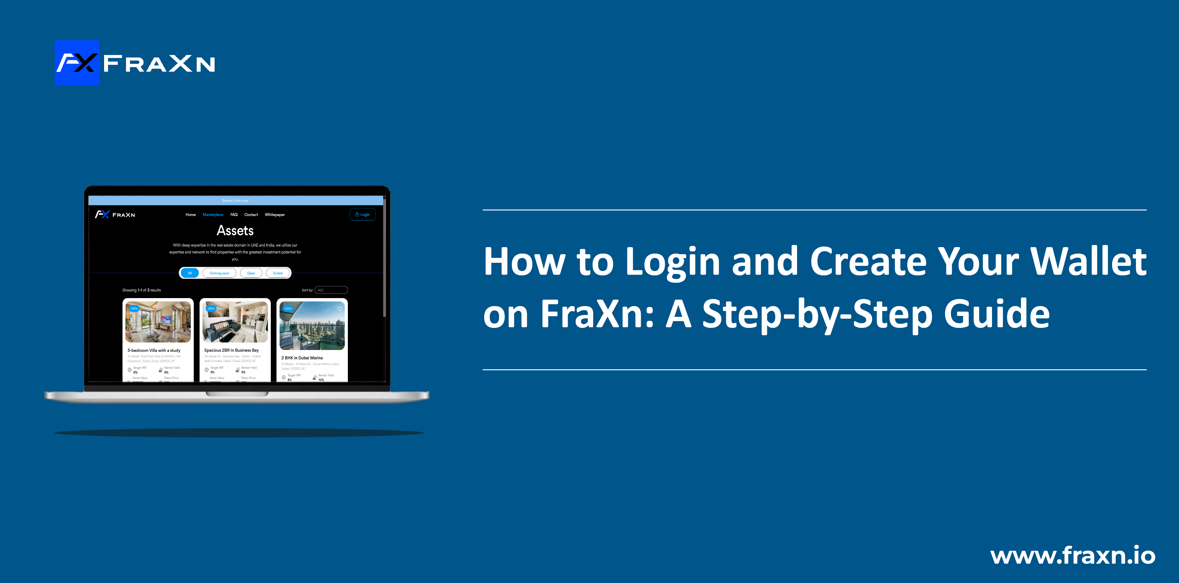 How to Login and Create Your Wallet on FraXn: A Step-by-Step Guide​